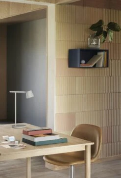 Muuto Stacked Storage Boxes 15 Muuto Stacked Storage Boxes -DWR Sales W Arrange Desktop Series Linear Wood Table 140 tip table lamp grey Mini Stacked midnight blue fiber side cognac chrome muuto org