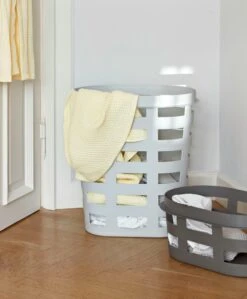 HAY Basket -DWR Sales W Basket light grey Basket army Giant Waffle Bath Towel soft yellow