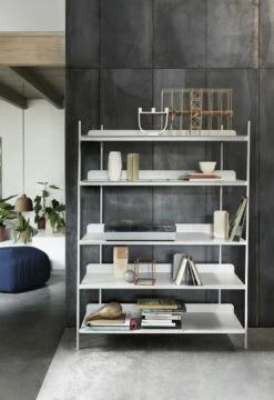 Muuto Compile Shelving System -DWR Sales W Compile grey living Five Open Grain med REV