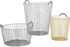 Korbo Handmade Wire Basket -DWR Sales W DWR 1024 100060397 brass d1