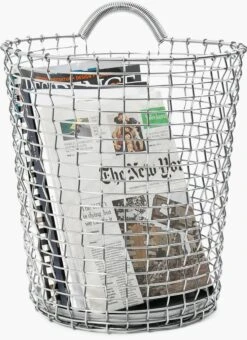 Korbo Handmade Wire Basket -DWR Sales W DWR 1024 481267 stainless steel d2