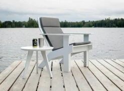 Lollygagger Lounge Chair Cushion 11 Lollygagger Lounge Chair Cushion -DWR Sales W DWR 2196119 100074393 canvas grey v1