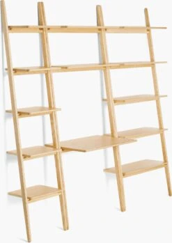 Folk Ladder Shelving 19 Folk Ladder Shelving -DWR Sales W DWR 2196211 100077572 natural ash a