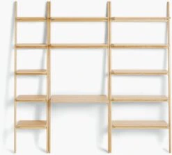 Folk Ladder Shelving 20 Folk Ladder Shelving -DWR Sales W DWR 2196211 100077575 natural ash d2