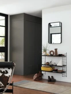 String Wall Shelving 14 String Wall Shelving -DWR Sales W DWR 2198146 100108050 black ENV1