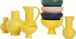 Raawii Strøm Vase 15 Raawii Strøm Vase -DWR Sales W DWR 2517102 100158367 freesia yellow d3
