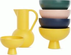 Raawii Strøm Vase 14 Raawii Strøm Vase -DWR Sales W DWR 2517102 100158367 freesia yellow d4