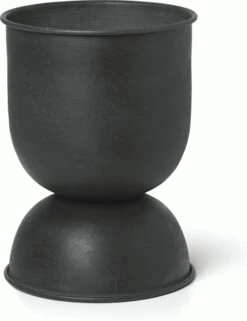 Ferm LIVING Hourglass Planter -DWR Sales W DWR 2517637 100189394 black d1