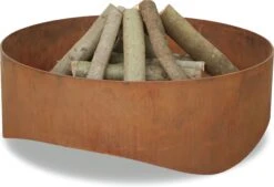 Plodes Wave Fire Pit 17 Plodes Wave Fire Pit -DWR Sales W DWR 2520256 100184472 rust d1