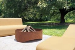 Plodes Wave Fire Pit 15 Plodes Wave Fire Pit -DWR Sales W DWR 2520256 100184472 rust vendor 1