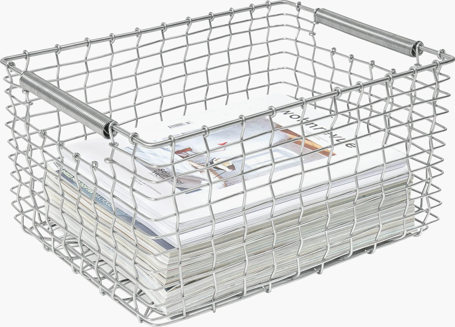 Korbo Handmade Rectangle Wire Basket 4 Korbo Handmade Rectangle Wire Basket - Image 2