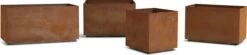 Knox Planter, 26" Rectangle 25 Knox Planter, 26" Rectangle -DWR Sales W DWR 2542031 100309009 corten steel d1 1
