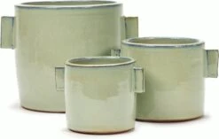 Serax Urban Jungle Glazed Flower Pot 10 Serax Urban Jungle Glazed Flower Pot -DWR Sales W DWR 2542041 100342467 large grey v1