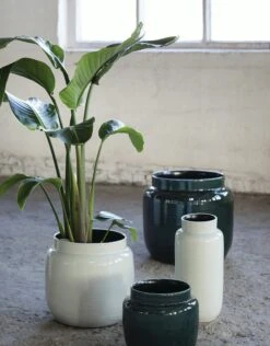 Serax Glazed Shades Flower Pot -DWR Sales W DWR 2542869 100342460 large light grey v1