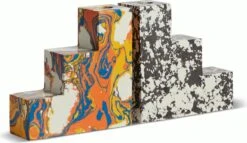 Tom Dixon Swirl Step Bookends - Set Of 2 -DWR Sales W DWR 2546101 100334617 multi d2