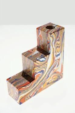 Tom Dixon Swirl Step Bookends - Set Of 2 -DWR Sales W DWR 2546101 100334617 multi v1