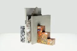 Tom Dixon Swirl Step Bookends - Set Of 2 -DWR Sales W DWR 2546101 100334617 multi v2