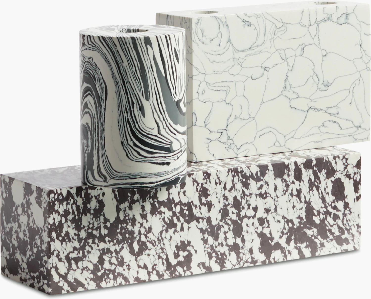 Tom Dixon Swirl Black And White Candelabra 6 Tom Dixon Swirl Black And White Candelabra - Image 4