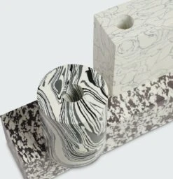 Tom Dixon Swirl Black And White Candelabra 11 Tom Dixon Swirl Black And White Candelabra -DWR Sales W DWR 2546104 100334620 black white d3