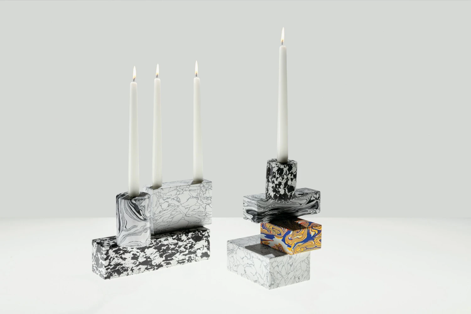 Tom Dixon Swirl Black And White Candelabra 8 Tom Dixon Swirl Black And White Candelabra - Image 6