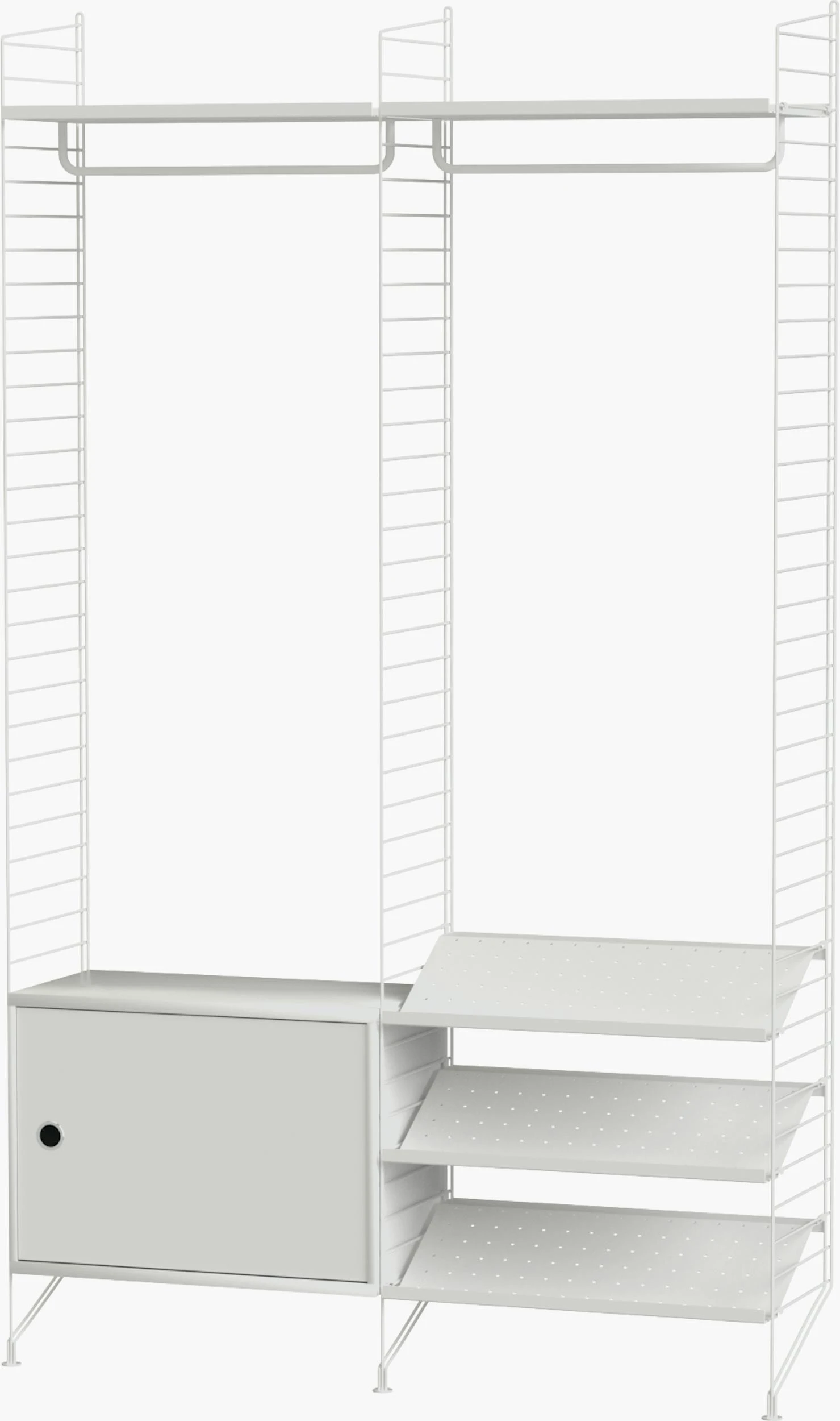 String Hallway Cabinet Shelving 3 String Hallway Cabinet Shelving
