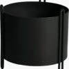 Woud Pidestall Planter -DWR Sales W DWR 2552512 100368901 small black f