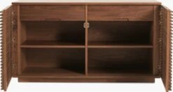 Line Credenza, Small -DWR Sales W DWR 5157 100143639 walnut d1