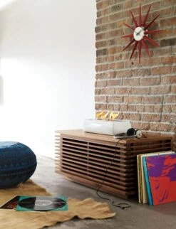 Vitra Nelson Sunburst Clock 15 Vitra Nelson Sunburst Clock -DWR Sales W DWR 5158 100143642 walnut v1 001 jpg