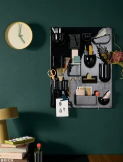 Hemisphere Wall Clock -DWR Sales W DWR 5695 100353348 black v1 1597