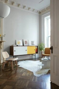 Finn Juhl Credenza -DWR Sales W DWR 598 100137344 walnut yellow v1 001