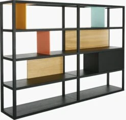 Kai Shelving, Wide 20 Kai Shelving, Wide -DWR Sales W DWR 8931 100057940 black oak a1 001