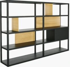 Kai Shelving, Wide 19 Kai Shelving, Wide -DWR Sales W DWR 8931 100057940 black oak a1 003