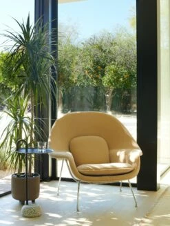 Bowl Planter, Large 16 Bowl Planter, Large -DWR Sales W DWR 9097 100304236 sandstone chrome v1 001