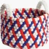 Hay Bead Basket 1 Hay Bead Basket -DWR Sales W HAY 2517778 100163405 red weave f
