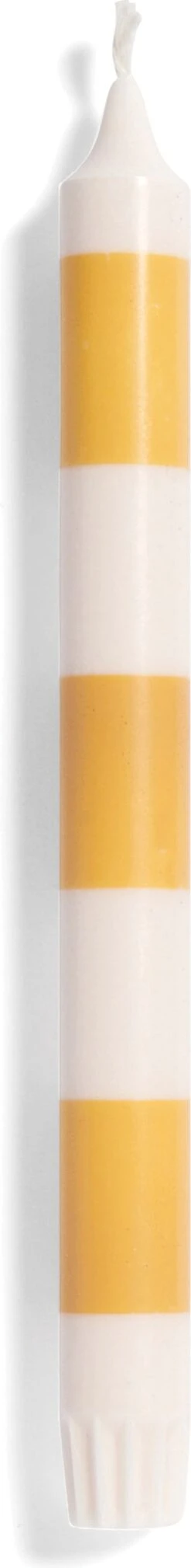 HAY Stripe Candles -DWR Sales W HAY 2530314 100209526 yellow white bright f