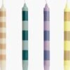 HAY Stripe Candles -DWR Sales W HAY 2530314 100209529 douce f