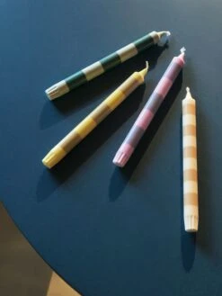 HAY Stripe Candles -DWR Sales W HAY 2530314 100209529 douce v1