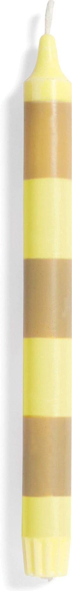 HAY Stripe Candles -DWR Sales W HAY 2530314 100209529 light yellow beige douce f