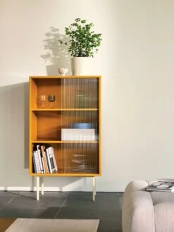 Hay Color Cabinet - Floor -DWR Sales W HAY 2548004 100331164 yellow with doors v2