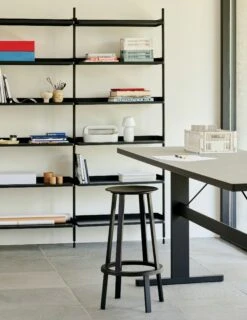 Hay Pier Library 27 Hay Pier Library -DWR Sales W HAY 2549695 100361310 grey black black stained oak v1