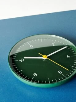 Hay Wall Clock 14 Hay Wall Clock -DWR Sales W HAY 2554933 100376810 dark green v1 001 1