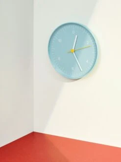 Hay Wall Clock 12 Hay Wall Clock -DWR Sales W HAY 2554933 100376811 light blue v1 002