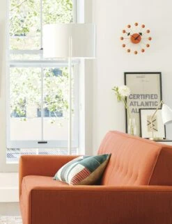 Vitra Nelson Ball Clock 19 Vitra Nelson Ball Clock -DWR Sales W HM 1745 104494 orange v1