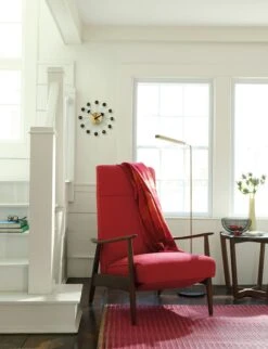 Vitra Nelson Ball Clock 20 Vitra Nelson Ball Clock -DWR Sales W HM 1745 611060 black brass v1