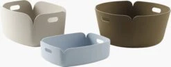 Muuto Restore Basket, Small 22 Muuto Restore Basket, Small -DWR Sales W MTO 3204 100487074 brown green d1 1