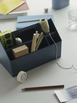 Muuto Sketch Toolbox -DWR Sales W sketch toolbox midnight blue raise glass clear muuto org
